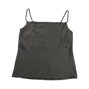 NWT Banana Republic Women's Small Elegant Black Satin Camisole Adjustable Straps